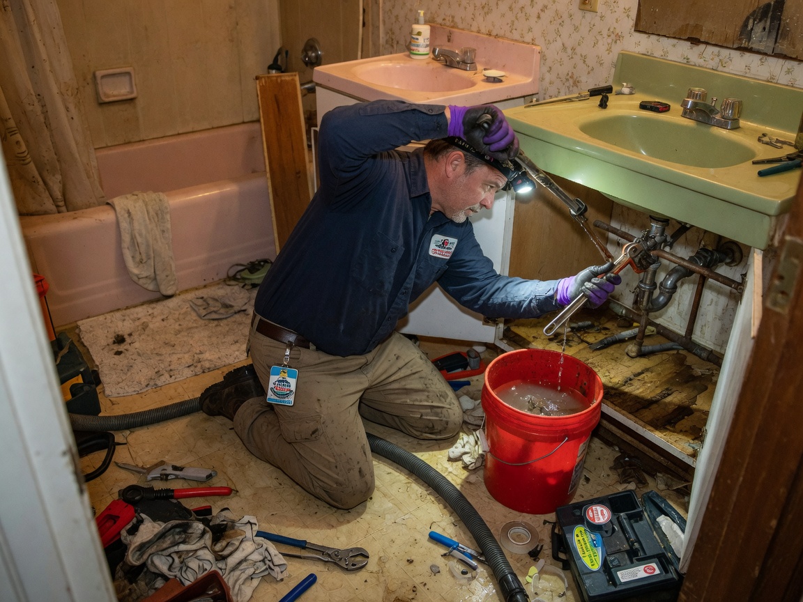 plumbing in Harviell
